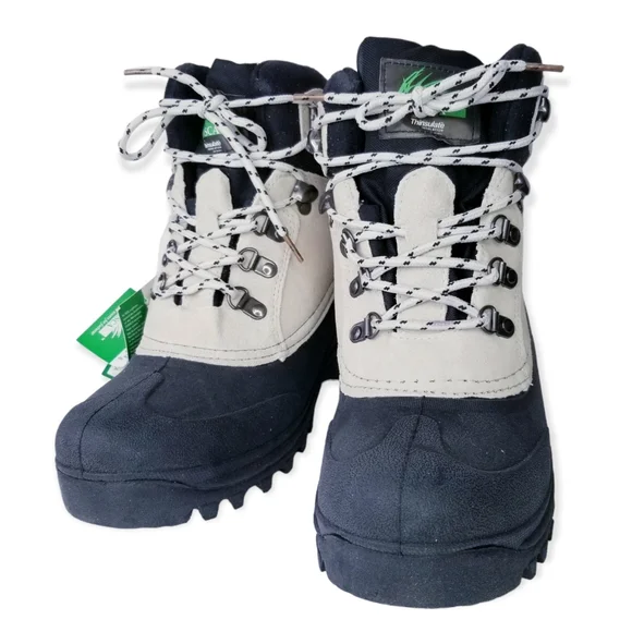 Itasca "Ice Breaker" Grey Suede Insulated Winter Ankle Boots Woman's Size 10 - Picture 1 of 8